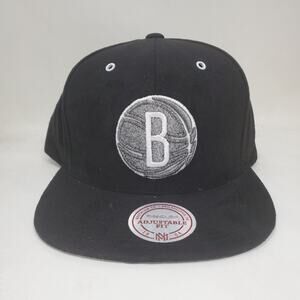 RARE Mitchell & Ness OREO Retro Jordan 5 Brooklyn Nets Snapback Hat